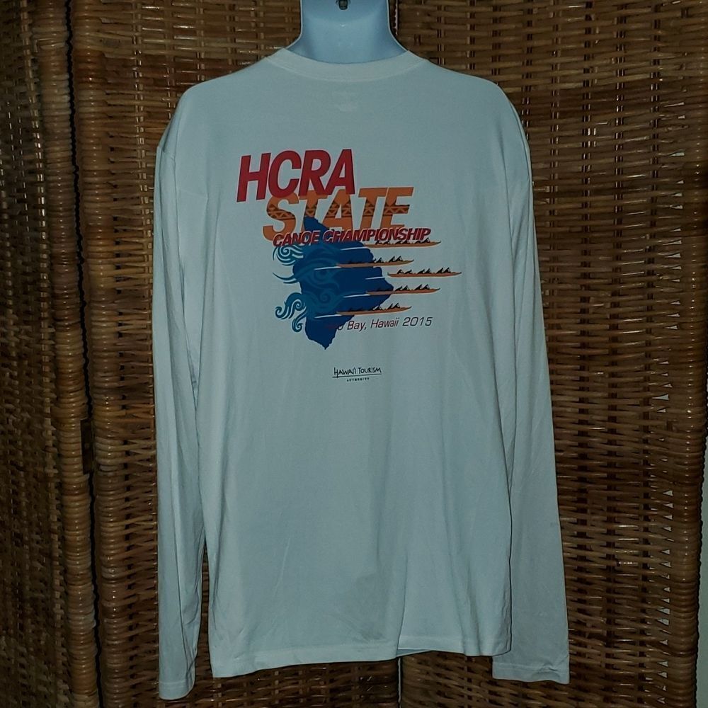 HCRA CANOE CHAMPIONSHIP HILO, HAWAII 2015 Outrigger Paddling Rash Guard XXL